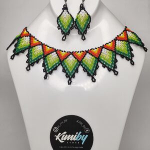 KIMI BY - CONJUNTO MOSTACILLA COLLAR Y ARETES
