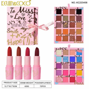 Kevin y Coco | KIT DE 40 SOMBRAS Y 6 LABIALES
